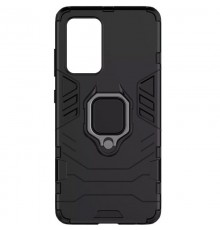 Ударостійкий чохол Transformer Ring for Magnet для Xiaomi Poco F4 Чорний / Soul Black
