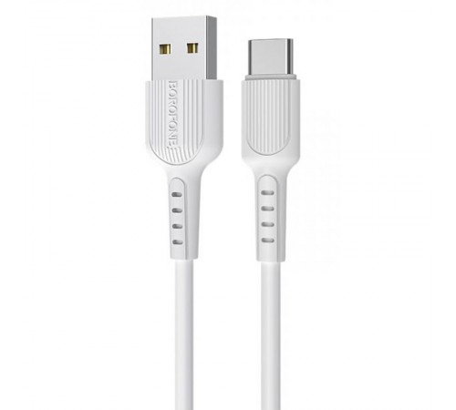 Дата кабель Borofone BX16 USB to Type-C (1m) Білий Дата кабель Borofone BX16 USB to Type-C (1m) Білий