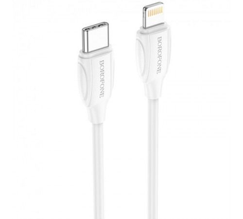 Дата кабель Borofone BX19 Type-C to Lightning (2m) Білий Дата кабель Borofone BX19 Type-C to Lightning (2m) Білий