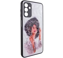 TPU+PC чохол Prisma Ladies для Samsung Galaxy A14 4G/5G Girl in a hat