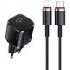 МЗП Usams US-XFK T36 20W (1USB-C) + кабель Type-C to Lightning Black