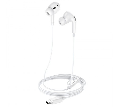 Стерео навушники Hoco M101 Pro Type-C White
