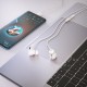 Стерео навушники Hoco M101 Pro Type-C White