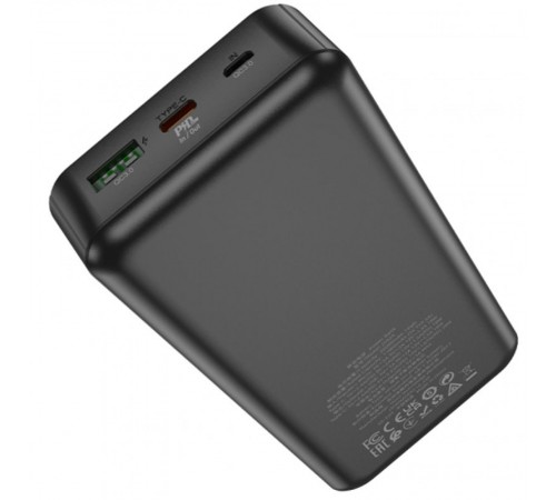 Портативний ЗП Power Bank Hoco J102A Cool figure PD20W+QC3.0 20000 mAh Black