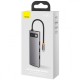 Перехідник HUB Baseus Metal Gleam Series 4-in-1 4xUSB3.0 (WKWG070013) Gray