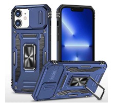 Ударостійкий чохол Camshield Army Ring для Apple iPhone 11 (6.1") Синій / Navy