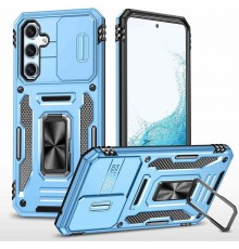 Ударостійкий чохол Camshield Army Ring для Samsung Galaxy S23+ Блакитний / Light Blue