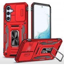 Ударостійкий чохол Camshield Army Ring для Samsung Galaxy S23+ Червоний / Red