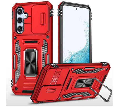 Ударостійкий чохол Camshield Army Ring для Samsung Galaxy S23+ Червоний / Red Ударостійкий чохол Camshield Army Ring для Samsung Galaxy S23+ Червоний / Red