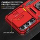 Ударостійкий чохол Camshield Army Ring для Samsung Galaxy S23+ Червоний / Red