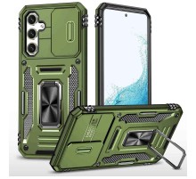 Ударостійкий чохол Camshield Army Ring для Samsung Galaxy S23+ Оливковий / Army Green