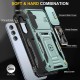 Ударостійкий чохол Camshield Army Ring для Samsung Galaxy S23+ Зелений / Light Green