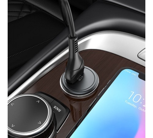АЗП Hoco Z43 Mighty QC3.0 18W (1USB-A) + кабель USB to MicroUSB Чорний АЗП Hoco Z43 Mighty QC3.0 18W (1USB-A) + кабель USB to MicroUSB Чорний