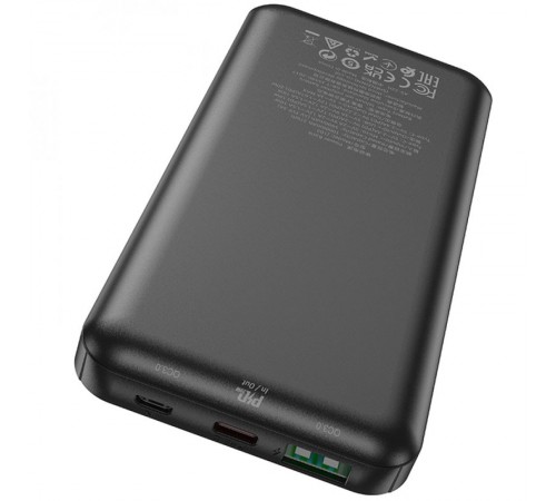Портативний ЗП Power Bank Hoco J102 Cool figure PD20W+QC3.0 10000 mAh Black Портативний ЗП Power Bank Hoco J102 Cool figure PD20W+QC3.0 10000 mAh Black