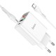 МЗП Hoco C100A with digital display PD20W+QC3.0 (1USB-A/1C) + кабель Type-C to Type-C White