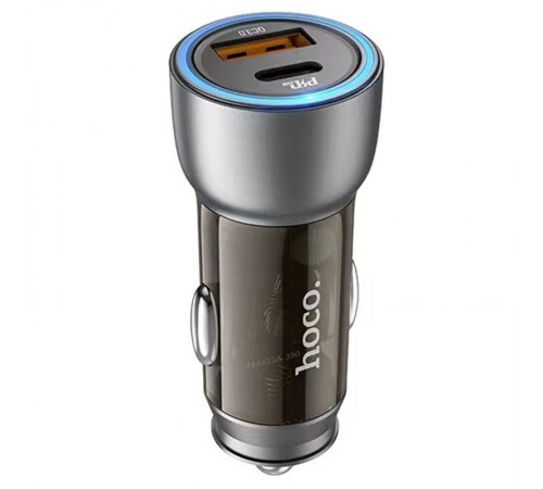 АЗП Hoco NZ8 Sprinter PD43W+QC3.0 (1USB-A/1C) Brown