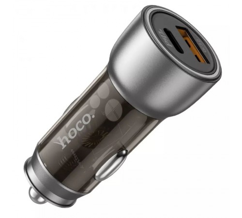 АЗП Hoco NZ8 Sprinter PD43W+QC3.0 (1USB-A/1C) Brown