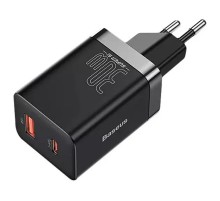 МЗП Baseus Super Si Pro Quick Charger 30W (1USB-A/1C) (CCSUPP-E) Black