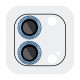 Захисне скло Metal Shine на камеру (у упак.) для Apple iPhone 12 / 12 mini / 11 Синій / Blue