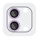 Захисне скло Metal Shine на камеру (у упак.) для Apple iPhone 12 / 12 mini / 11 Фіолетовий / Purple