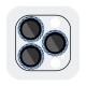 Захисне скло Metal Shine на камеру (у упак.) для Apple iPhone 12 Pro / 11 Pro / 11 Pro Max Синій / Blue