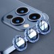 Захисне скло Metal Shine на камеру (у упак.) для Apple iPhone 12 Pro / 11 Pro / 11 Pro Max Синій / Blue