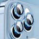 Захисне скло Metal Shine на камеру (у упак.) для Apple iPhone 12 Pro / 11 Pro / 11 Pro Max Синій / Blue