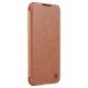 Шкіряний чохол-книжка Nillkin Qin Pro Camshield для Samsung Galaxy S23+ Коричневий