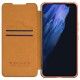 Шкіряний чохол-книжка Nillkin Qin Pro Camshield для Samsung Galaxy S23+ Коричневий