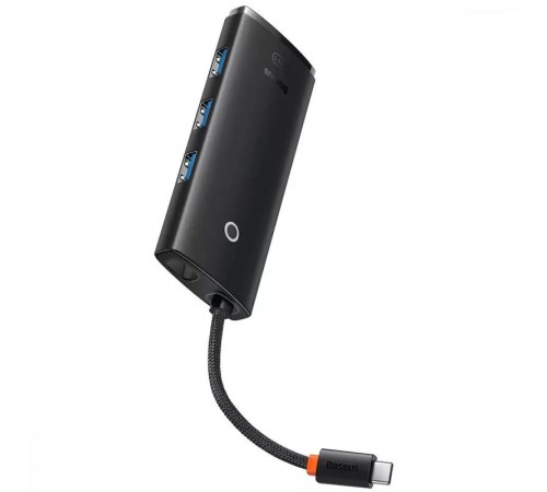 Перехідник HUB Baseus Lite Series 5in1 (Type-C to HDMI + 3xUSB 3.0 + PD) (WKQX04) Чорний