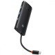 Перехідник HUB Baseus Lite Series 5in1 (Type-C to HDMI + 3xUSB 3.0 + PD) (WKQX04) Чорний