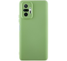 Чохол Silicone Cover Lakshmi Full Camera (A) для Xiaomi Redmi Note 10 Pro / 10 Pro Max Зелений / Pistachio