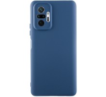 Чохол Silicone Cover Lakshmi Full Camera (A) для Xiaomi Redmi Note 10 Pro / 10 Pro Max Синій / Navy Blue