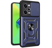 Ударостійкий чохол Camshield Serge Ring для Xiaomi Poco X5 Pro 5G / Note 12 Pro 5G Синій