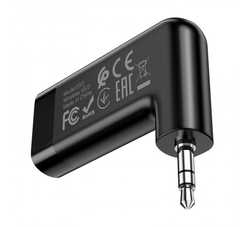 Bluetooth FM Трансмітер Hoco E53 Dawn Sound, бездротовий Чорний