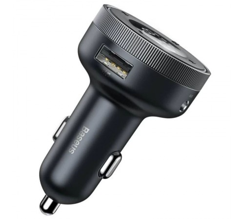 АЗП FM модулятор Baseus Enjoy 17W (2USB-A) (CCLH-01) Чорний