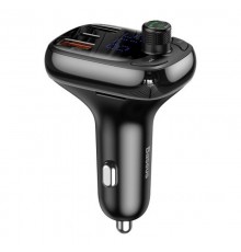 АЗП FM модулятор Baseus S-13 36W (2USB-A/1C) (CCMT000101) Чорний