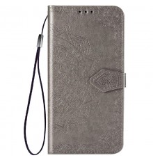 Шкіряний чохол-книжка Art Case з візитницею для Samsung Galaxy A34 5G Сірий