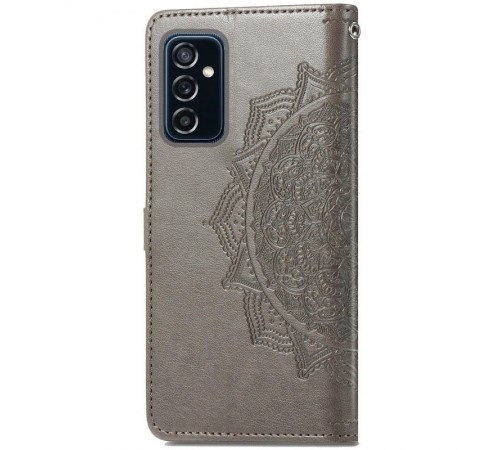 Шкіряний чохол-книжка Art Case з візитницею для Samsung Galaxy A34 5G Сірий