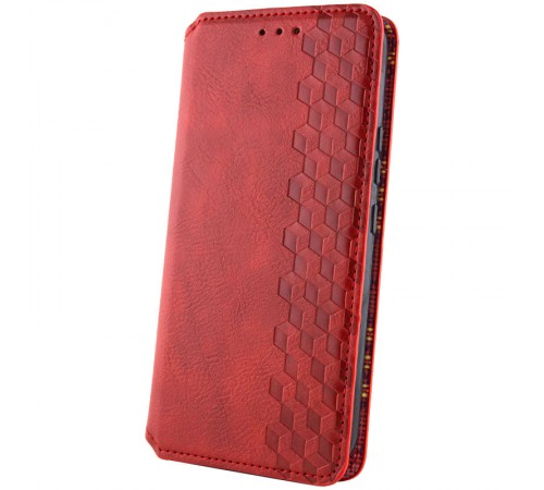 Шкіряний чохол-книжка GETMAN Cubic (PU) для Samsung Galaxy A54 5G Червоний