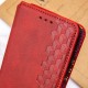 Шкіряний чохол-книжка GETMAN Cubic (PU) для Samsung Galaxy A54 5G Червоний