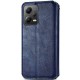Шкіряний чохол книжка GETMAN Cubic (PU) для Xiaomi Poco X5 5G / Redmi Note 12 5G Синій
