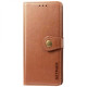Шкіряний чохол-книжка GETMAN Gallant (PU) для Xiaomi Poco X5 5G / Redmi Note 12 5G Коричневий