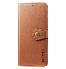 Шкіряний чохол-книжка GETMAN Gallant (PU) для Xiaomi 13 Pro Коричневий