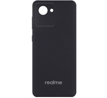 Чохол Silicone Cover Full Camera (AA) для Realme C30 / C30s Чорний / Black