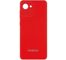 Чохол Silicone Cover Full Camera (AA) для Realme C30 / C30s Червоний / Red