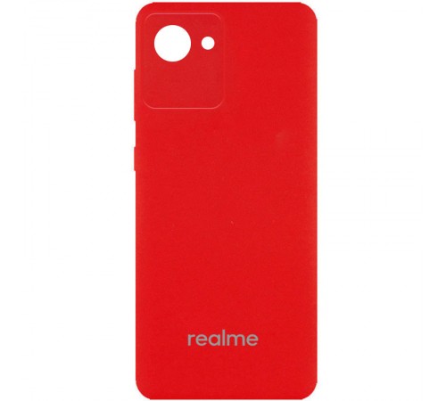 Чохол Silicone Cover Full Camera (AA) для Realme C30 / C30s Червоний / Red
