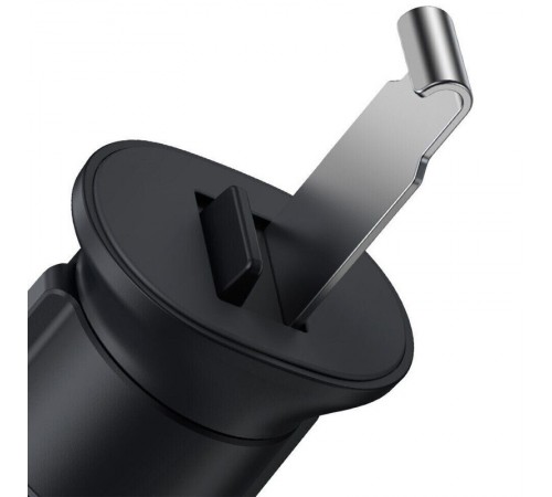 Автотримач Baseus Metal Age 2 Gravity Car Mount (Air Outlet Version) (SUJS00001) Dark Grey