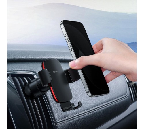 Автотримач Baseus Metal Age 2 Gravity Car Mount (Air Outlet Version) (SUJS00001) Black