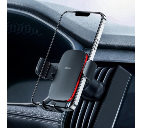 Автотримач Baseus Metal Age 2 Gravity Car Mount (Air Outlet Version) (SUJS00001) Black